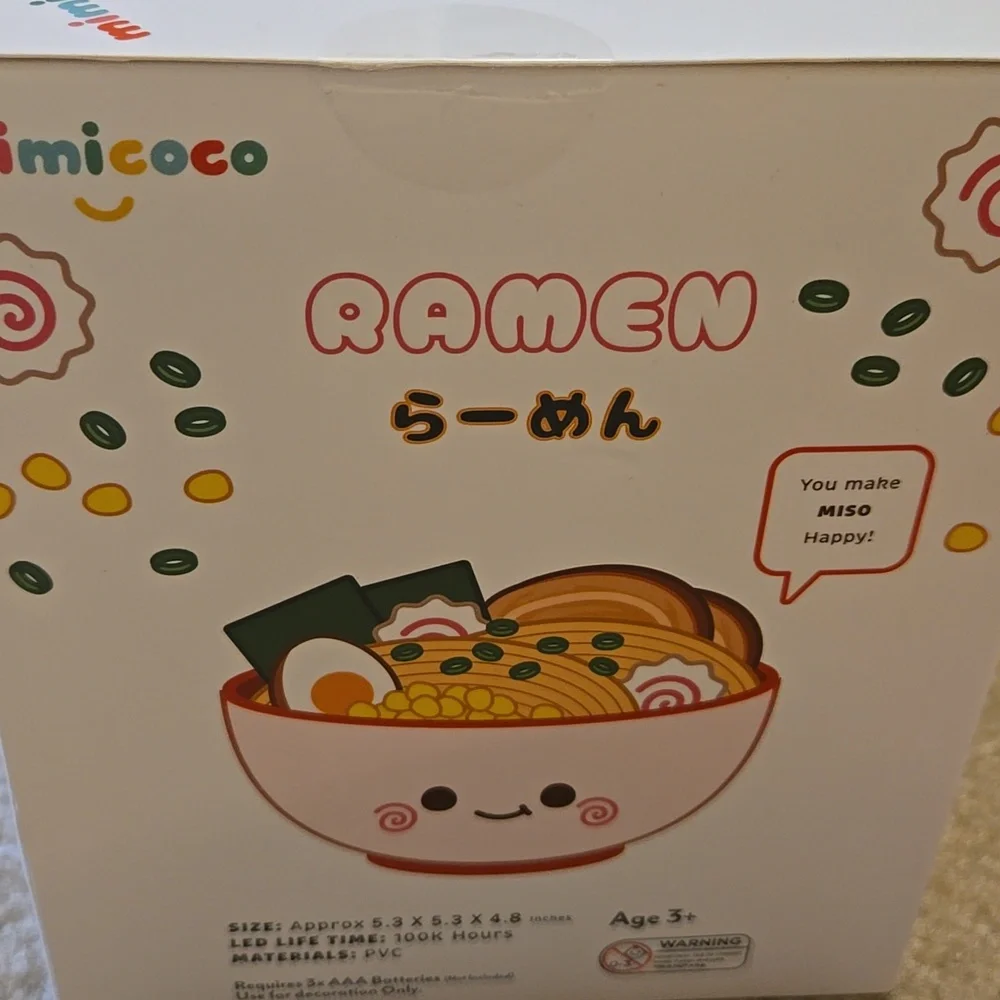 New in Box-Mimico Warm White Moodlight Ramen Bowl